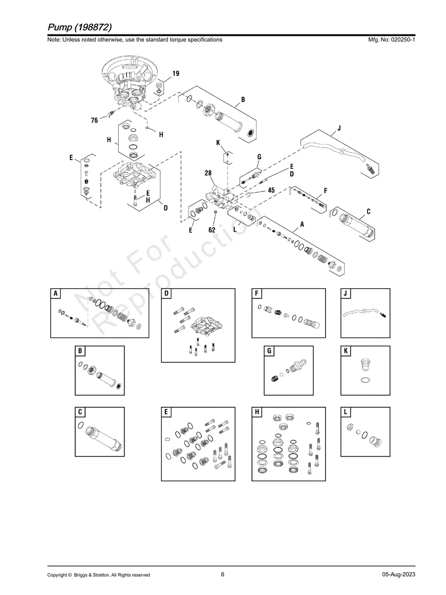 BRIGGS AND STRATTON, 020250-1, IPL.6